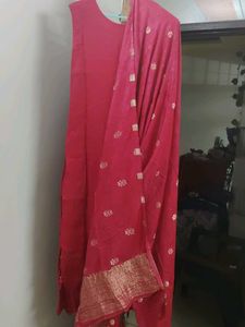 Vibrant Pink Kurta Set with Dupatta