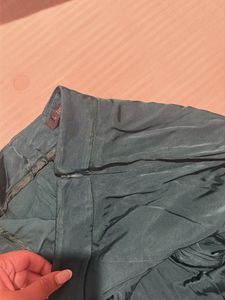 Dark Green Silky Ethnic Skirt