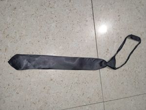 Classic Grey Satin Tie