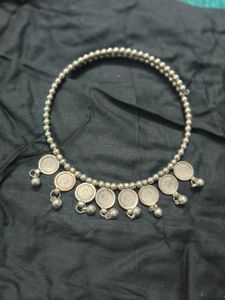 Exquisite Oxidised Silver Kada