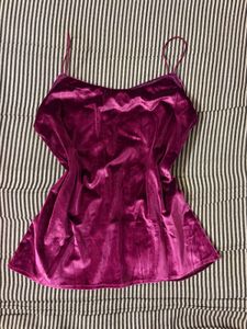 Velvet Sequin Camisole Top
