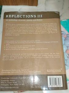 Reflections III: Anthology of Prose, Poetry & Fict