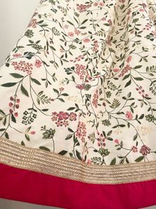 Indya Ivory Floral Lehenga Set