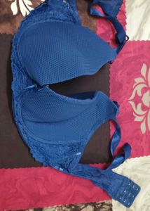 Blue&Red&Cream colors Lace Padded Bra
