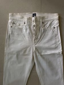 GAP White Denim Jeans