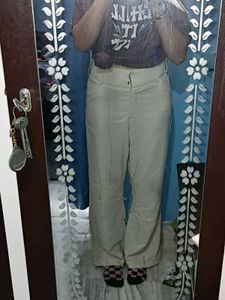 High Waisted Wide Leg Trousers