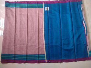 New Saree With Blouse Printed