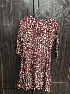 Chic Floral Print Midi Dress