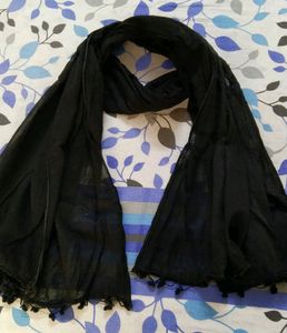 Black Tasseled Dupatta