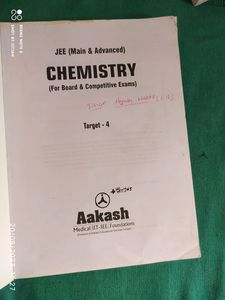 Aakash Jee Module Of Organic Chemitry