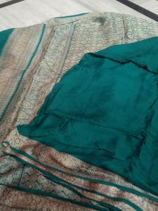 Peacock Colour Saree