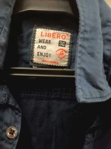Navy Blue Casual Shirt