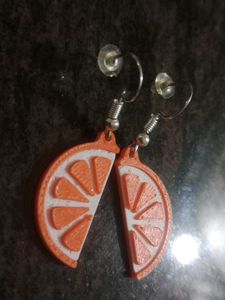 Modern Cute Food Theme Earrings Set
