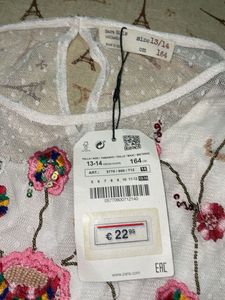 ZARA girl frock for 13-14 age (new with tag)