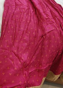 Vibrant Pink Ethnic Skirt