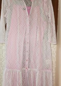Elegant short dress for girls, with inner,size M