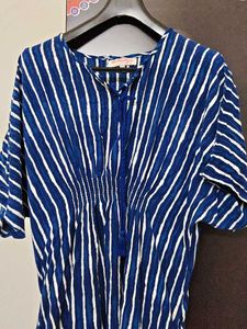 Blue Striped kurta