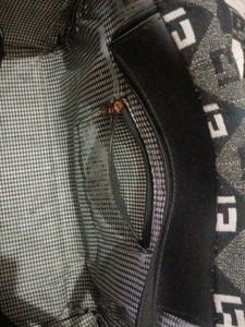 Patterned Tote Bag With Small New Pouch Free