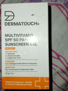 Dermatouch Multivitamin SPF 50 Sunscreen Gel