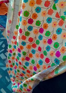 Beautiful Flowers Printed Dupatta 💛with multicolored