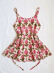 Floral Print Mini Dress