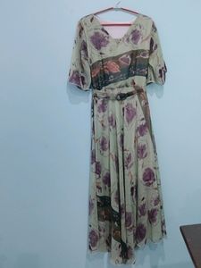 Long Flared Dress