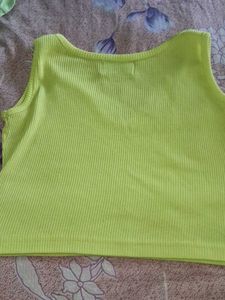 Ribbed V-Neck Tank Top