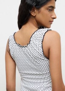 Westside cute 2000s heart printed top