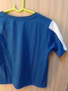 Blue "Empowered" Graphic T-Shirt