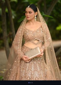 Sparkling Gold Lehenga Choli