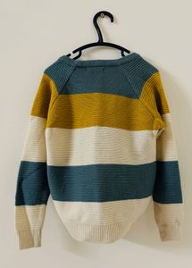 Kids Brown Knit Sweater