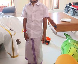 Toddler dhoti set