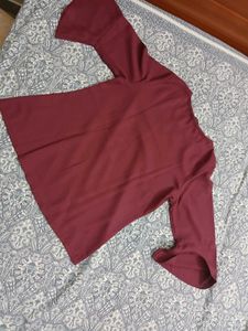 Faballey Maroon Top