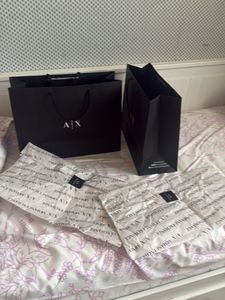 armani exchange paper bag