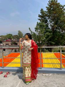 Sharara Set Home Stitched Without Dupatta