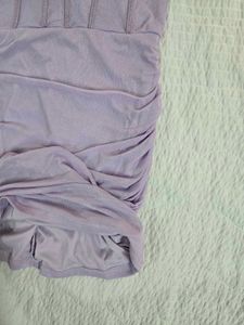 Lilac Ruched Corset Dress bust 34