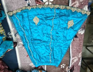 Teal Embellished Lehenga Set