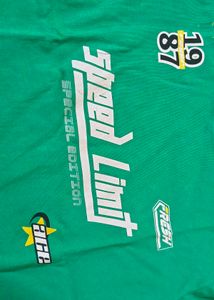 Green "Speed Limit" Zudio tshirt