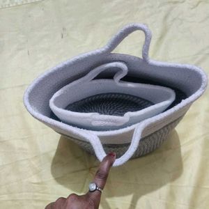 Stylish Rope Tote Bag in combo offer price 🎉