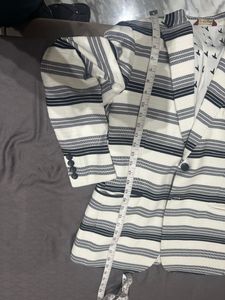 last price Striped Suit Blazer
