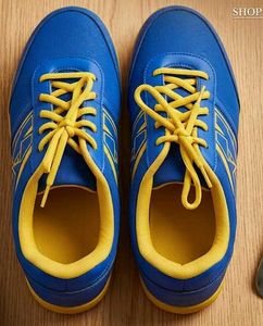 Classic Blue & Yellow Sport Shoes