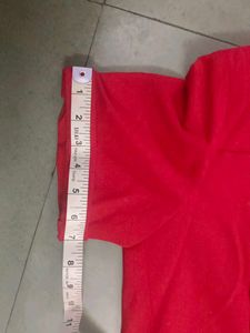 Red Cropped Jacket