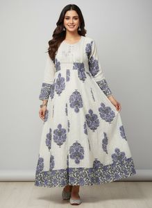New Floral Print  Anarkali Dress