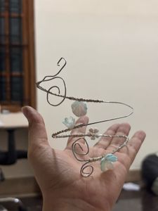 Handmade Floral Wire Wrap ArmCuff