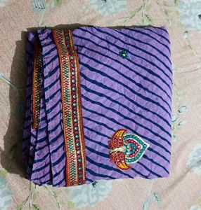 Beautiful Bandhani Saree