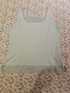 Gray Sleeveless Top