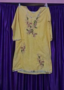 baby yellow kurta set