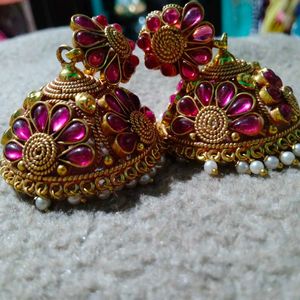 Stunning Indian Jhumka Earrings