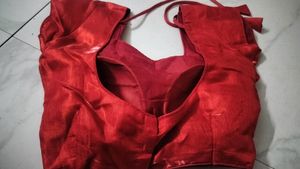 Red Padded Blouse