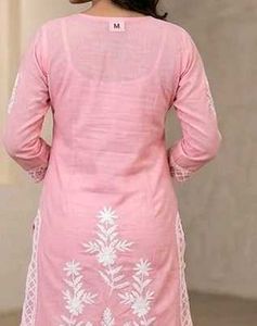 Pink Embroidered Kurta Set with Dupatta